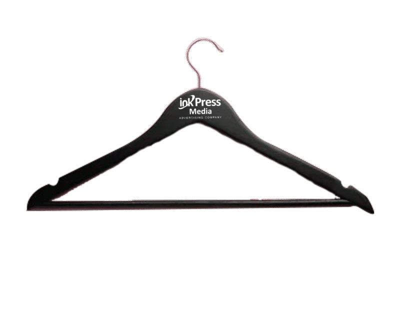 Custom Branded Hangers – Style Meets Function Showcase your garments with elegance using premium-quality custom hangers printed with your logo or brand. Designed for retail stores, boutiques, and showrooms that value presentation and durability.