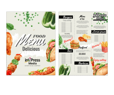 Custom Menu Card Printing – dtflex.shop Present your dishes in style with premium custom menu cards from dtflex.shop. Designed to impress, our menu cards are perfect for restaurants, cafes, bakeries, and events — with high-quality printing and elegant finishes that reflect your brand's taste.