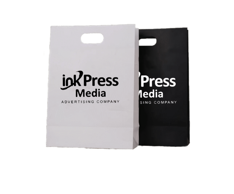 Custom Paper Bags – Premium Branding with DTFlex.shop Eco-friendly • Stylish • Fully Customizable Make a lasting impression with our high-quality custom printed paper bags, designed for retail, events, or brand packaging. Whether you run a boutique, café, or corporate brand, our paper bags combine functionality with premium presentation.